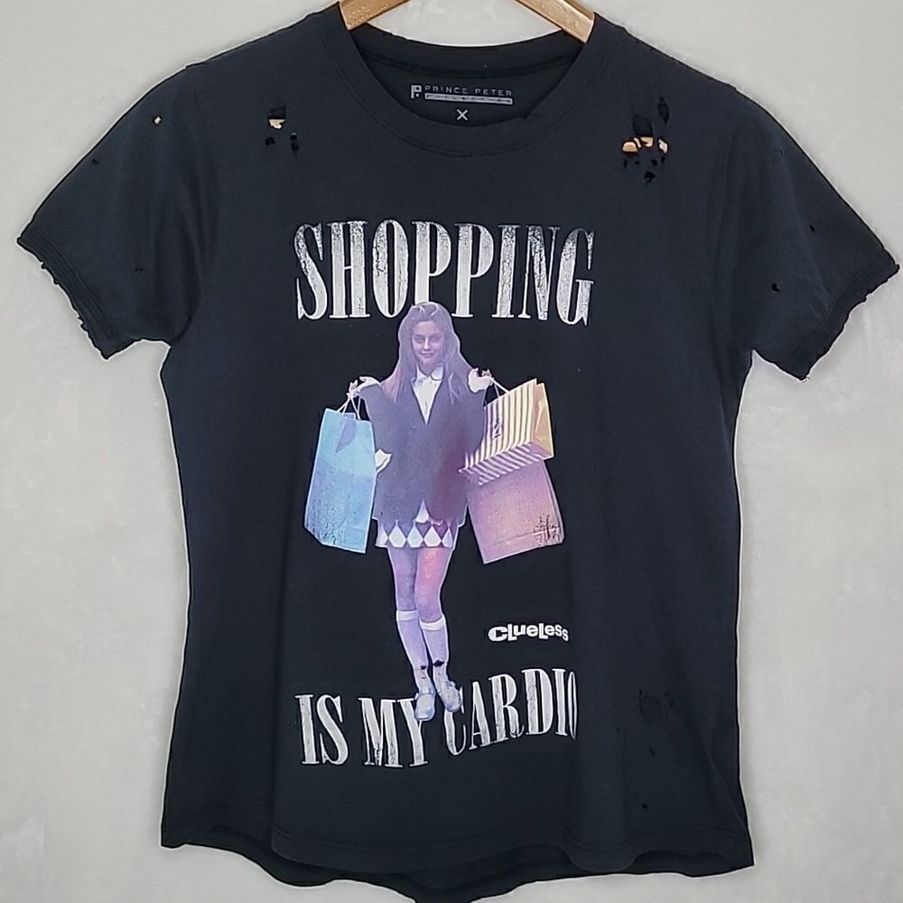 Prince Peter Collection x Clueless Distressed Shirt Size Small‎